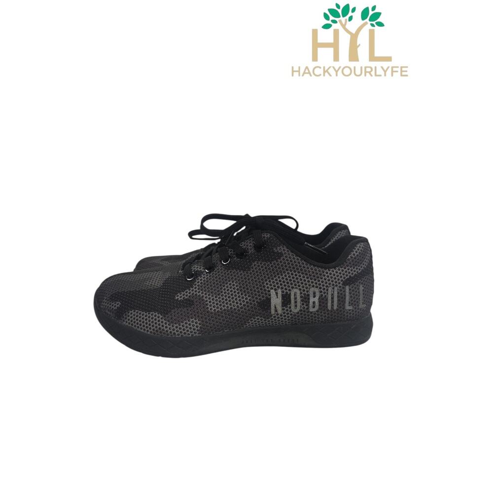 NOBULL SuperFabric Trainer Shoes Black Camo size 8